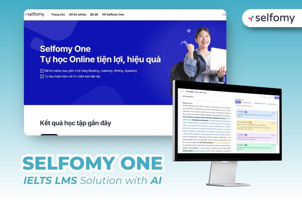 IELTS LMS solution with AI for foreign language centers