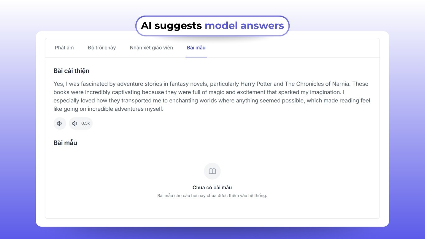 AI scores Speaking 4