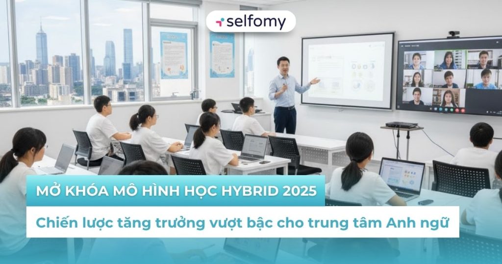 Mô hình học hybrid 2025: Chiến lược tăng trưởng vượt bậc cho trung tâm Anh ngữ Việt Nam