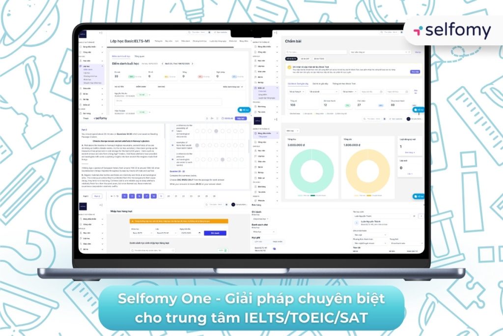 Selfomy One là một nền tảng LMS luyện thi IELTS chuyên biệt hiện nay