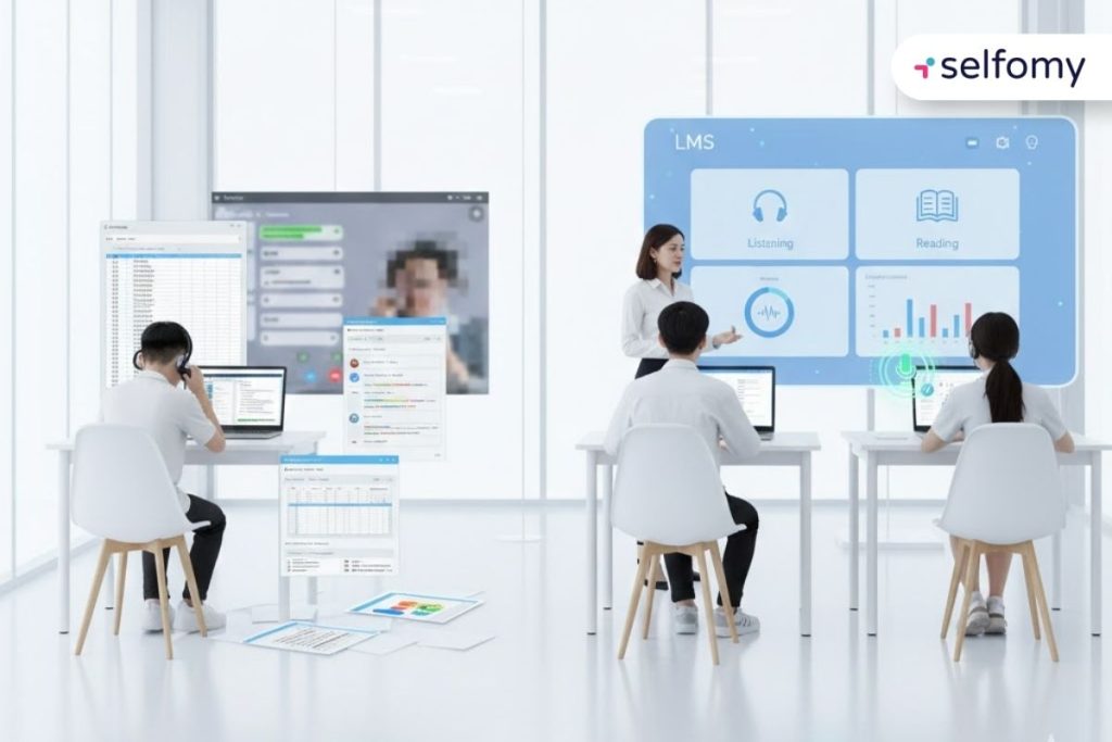 Nền tảng LMS cho trung tâm Anh ngữ khác biệt hẳn so với LMS truyền thống