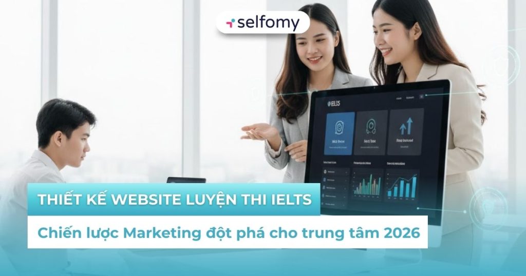 Thiết kế website luyện thi IELTS cho trung tâm: Chiến lược Marketing đột phá 2026