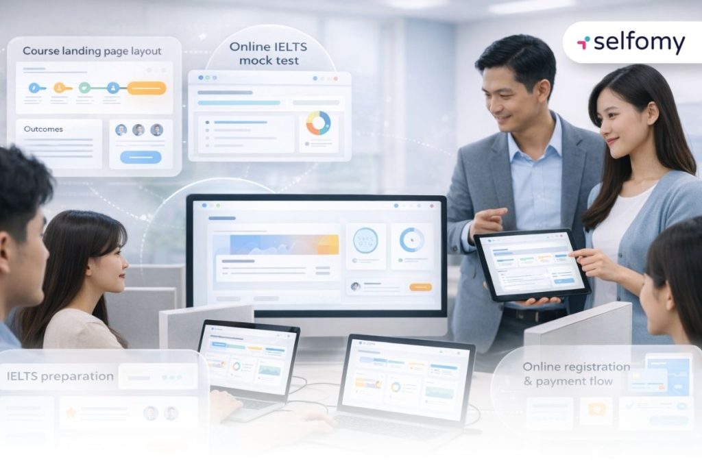 Các chức năng cần thiết cho một website luyện thi IELTS cho trung tâm hiện nay