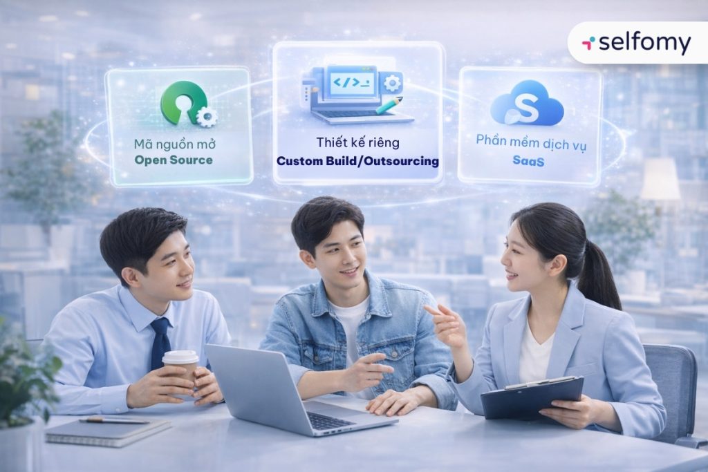 3 mô hình phần mềm LMS thường được triển khai tại các trung tâm Anh ngữ