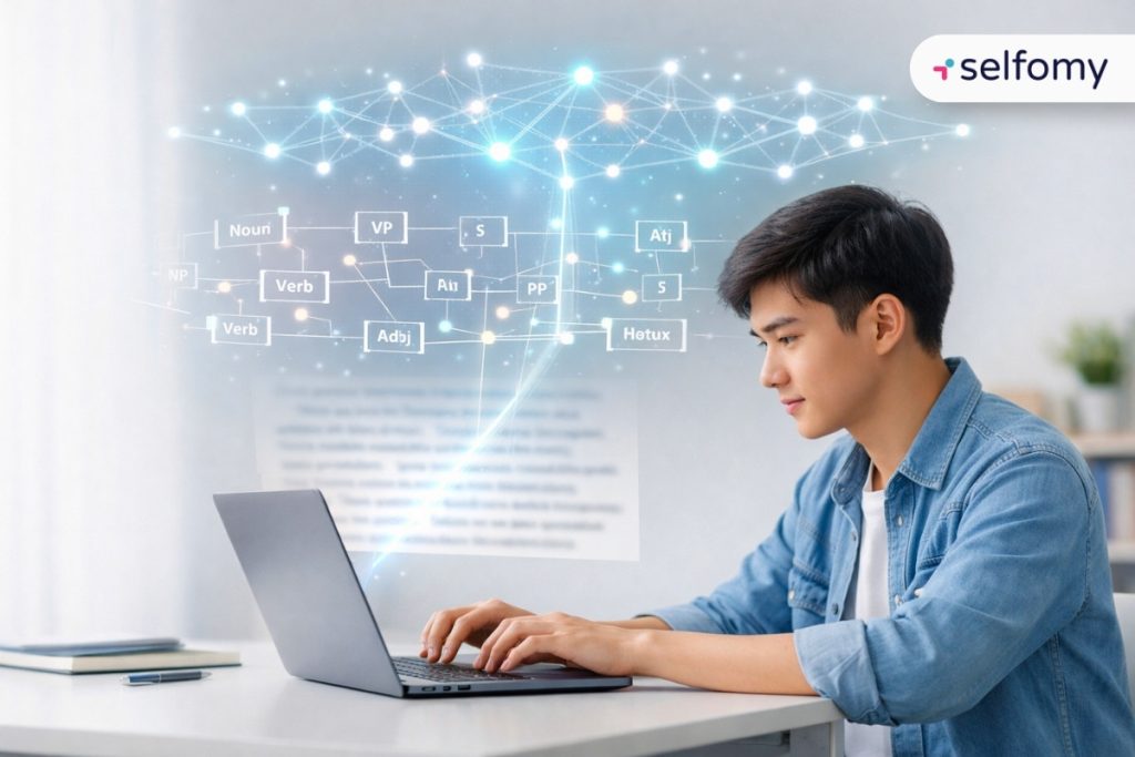 Phần mềm chấm bài tự luận tiếng Anh hiện nay có thể rà soát các lỗi và chấm điểm theo các tiêu chí