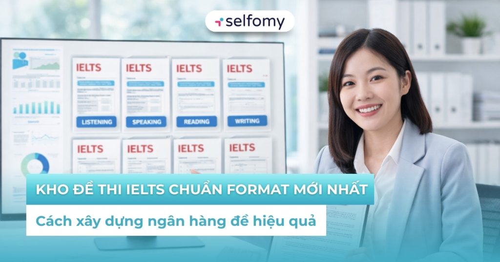 Kho đề thi IELTS chuẩn format mới nhất: Cách xây dựng ngân hàng đề hiệu quả