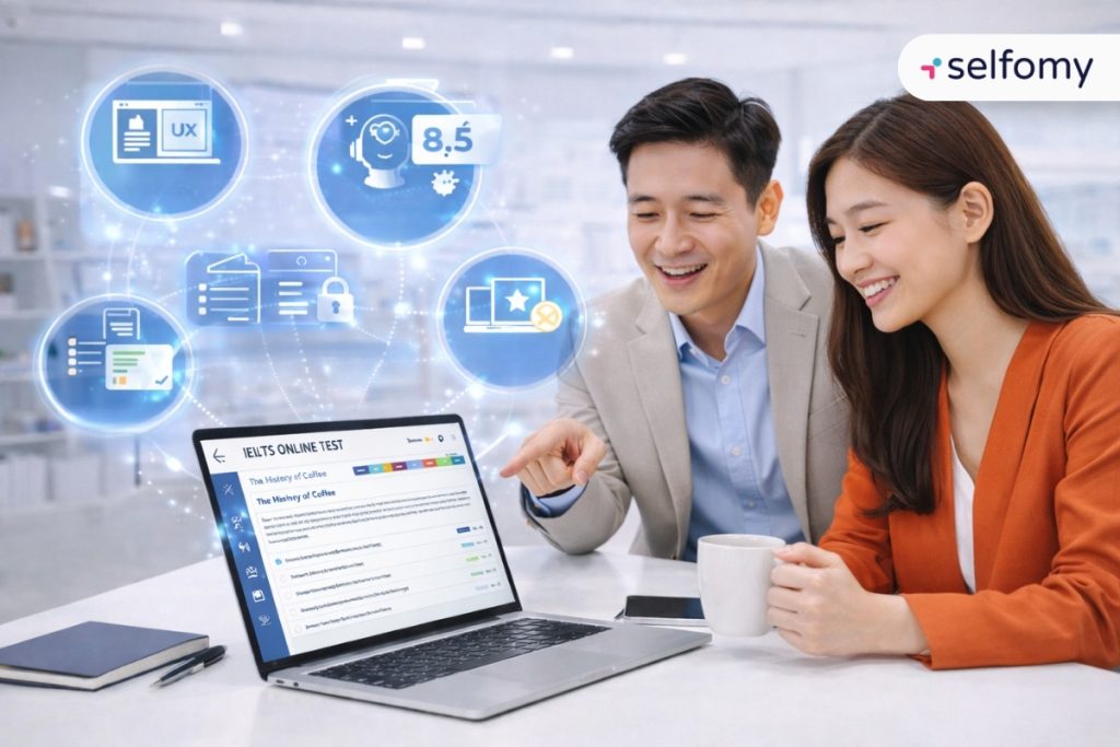 Phần mềm luyện thi IELTS online tốt phải đáp ứng nhiều nhu cầu của trung tâm