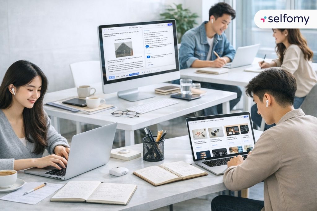 Một website luyện tập IELTS chuẩn quốc tế cần có nhiều tính năng tích hợp
