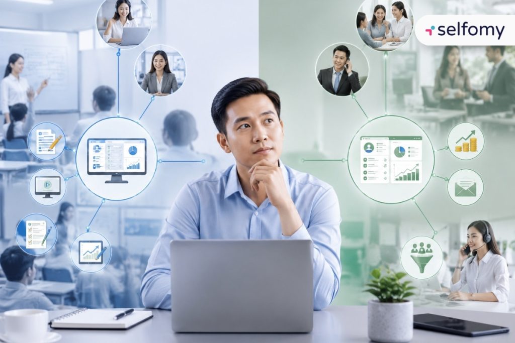 Để phân biệt LMS và CRM cần hiểu bản chất của mỗi hệ thống trước
