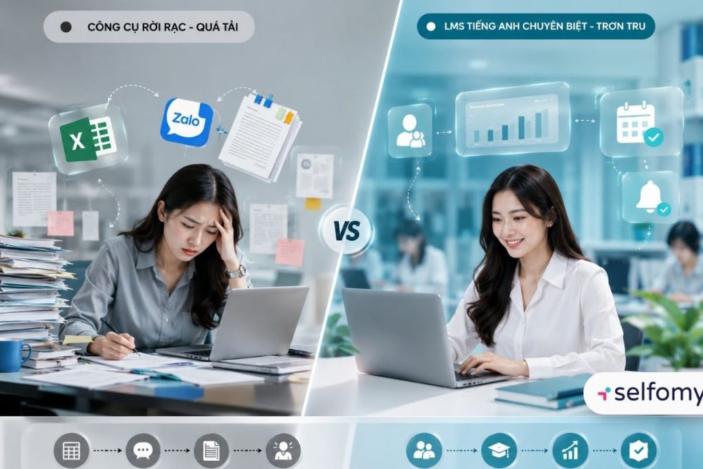 Hiệu quả khác biệt nếu trung tâm lựa chọn LMS phù hợp