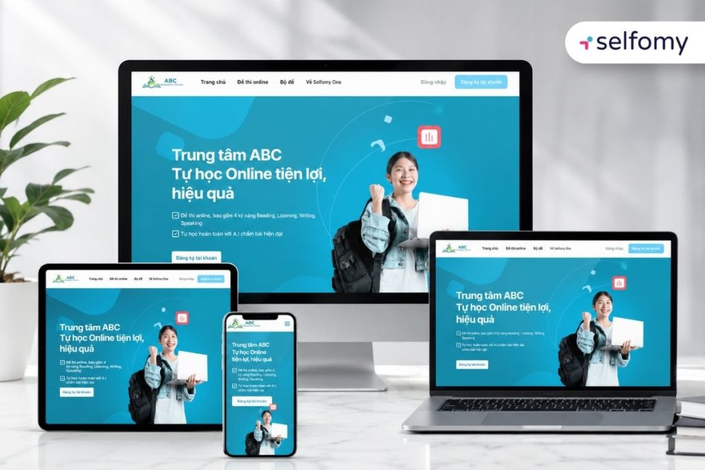 Học không giới hạn không gian, thời gian với LMS Selfomy One tối ưu đa nền tảng