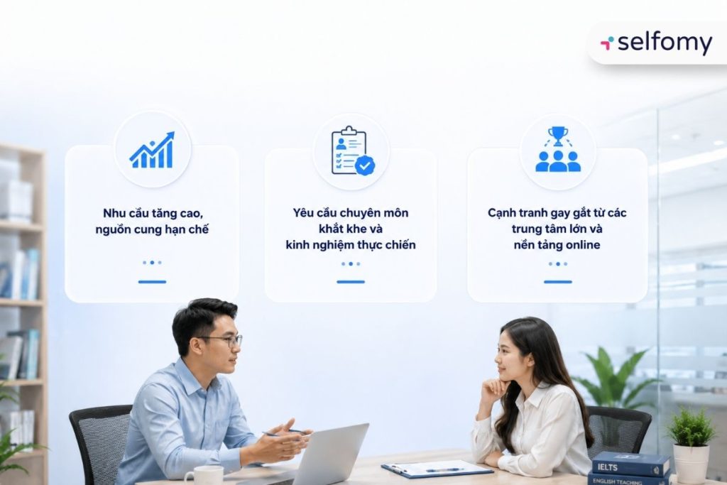 Lý giải các nguyên nhân khiến việc tuyển giáo viên IELTS giỏi trở nên khó khăn