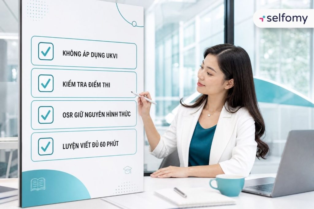 Kiểm tra điều kiện áp dụng trước khi đăng ký để tránh chọn nhầm hình thức thi